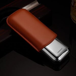 Honest Brand Brown Cigar Case (2 Sticks)